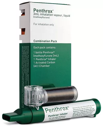 Penthrox inhalable sedation