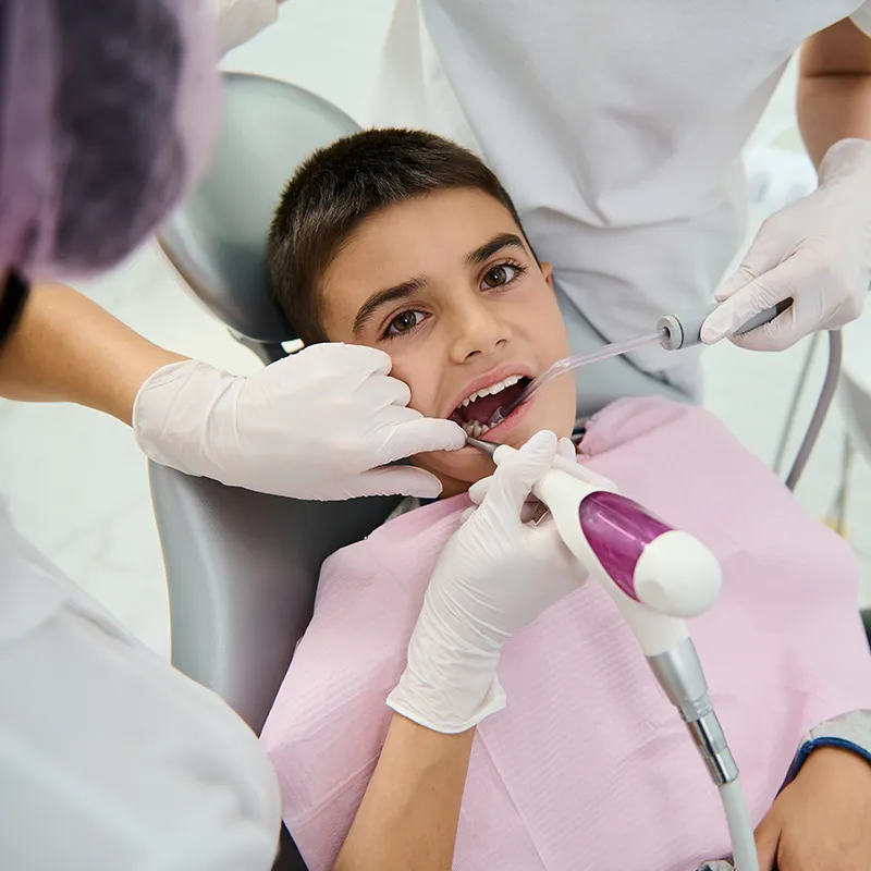 CDBS child for dental check up