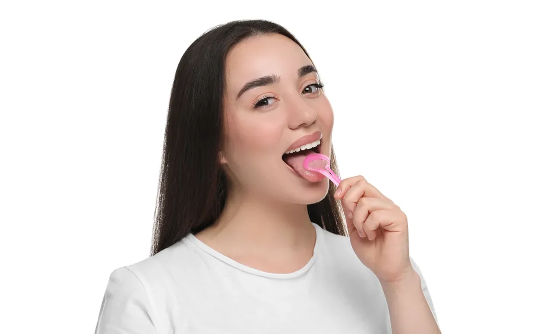 Scraping your tongue for better oral hygiene